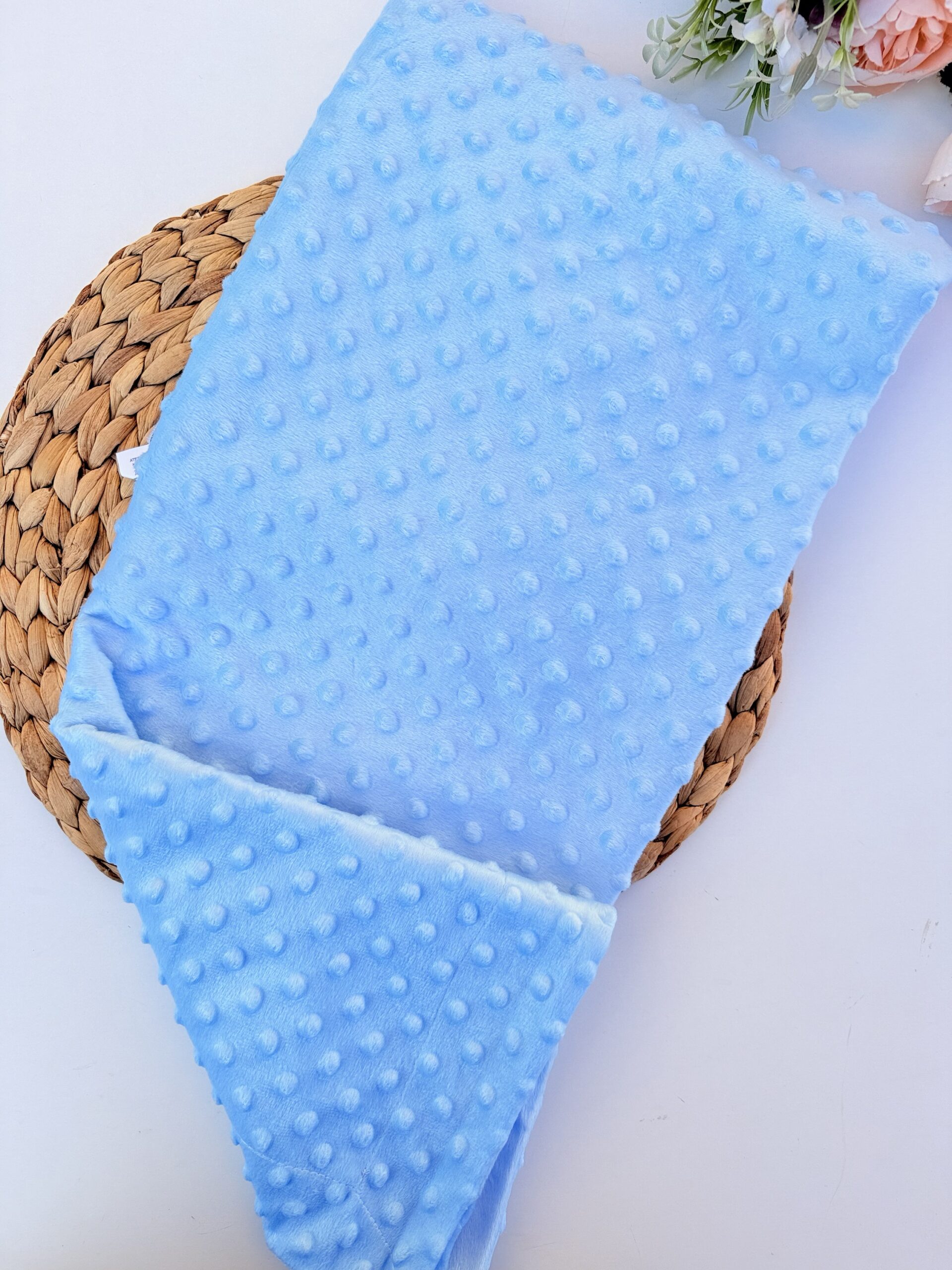 Couverture Pois Ultra-Douce 80x90 cm - Cocooning et Polyvalence