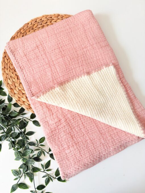 Couverture bébé en mousseline double épaisseur en coton - Bebekevi