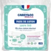 Carryboo - 150 Pads de Coton 100% BIO - Résistants, Ultra-doux et Absorbants - Hypoallergénique