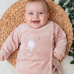 Promo Pyjama Bébé 2 Pièces en Velours Doux – Chaleur Optimale et Ouverture Facile