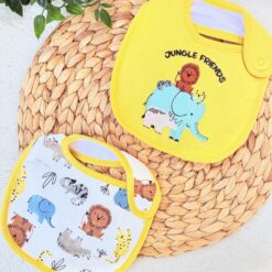 Bavoir microfibre de Coton Ultra Absorbant - motif-animaux