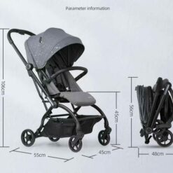 Poussette rotative 360 réversible - Grace Kid