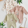 lot de 3 grenouillères tissu douceur