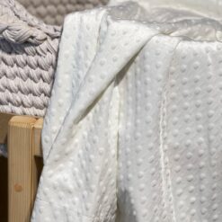 Couverture ponponcoton naturel - bebitof