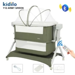 berceau electrique army green