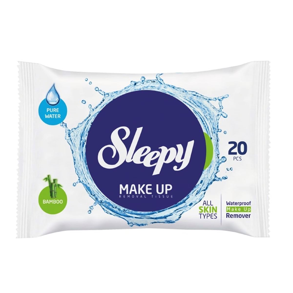 Sleepy make up lingettes démaquillantes - 3 Paquets x 20 pcs