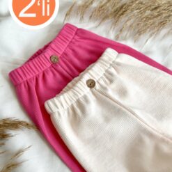 pack 2 pantalons fillette