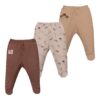 Pack 3 Pantalons motif Champignon – Coton Pur Ultra-Doux & Respirant