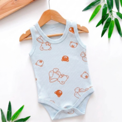 Body Bébé Coton 100% Ultra Doux Câlin et Confort - motif ourson