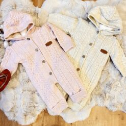 Combinaison en tricot ultra chaude Rose : Pierre cardin