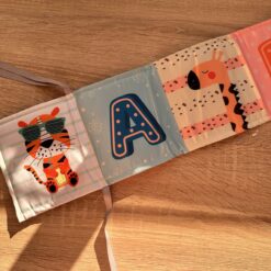 Livre bébé double face en tissu : fold and play