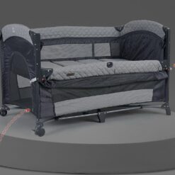 Lit & cododo + Organisateur + Plan + mobilo - CozyMum - Gris Confort+