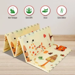 Tapis mousse antichoc pliable bébé 200 X 180 cm