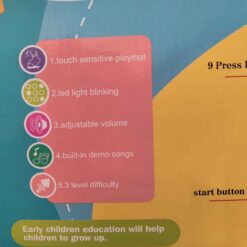 Tapis interactif musical dancing challenge