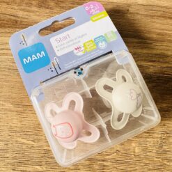 2 Sucettes Silicone Start (0-2 Mois) - MAM - Rose