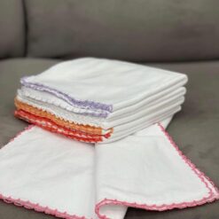 lot de 10 mouchoirs bébé en coton
