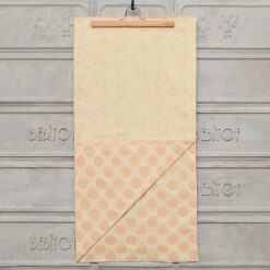 Couverture pour bébé en flanelle Daisy 87 x 90 cm Crème- bebitof