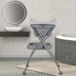 table a langer elephanto avec reglette de mesure de taille bébé