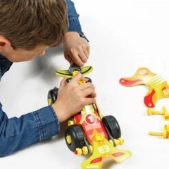 Flexitech Jeu De Construction Flexi Tech 70 Pièces - miniland
