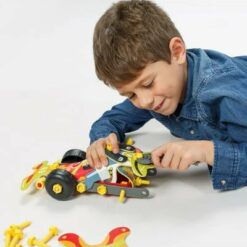 Flexitech Jeu De Construction Flexi Tech 70 Pièces - miniland