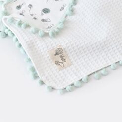 Pare-soleil/vent couverture pour siège bébé double face