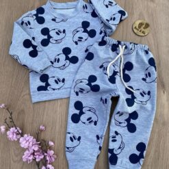 jogging bébé mickey - gris