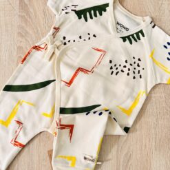 Grenouillère croisée beige unisexe 1 pcs – wowo