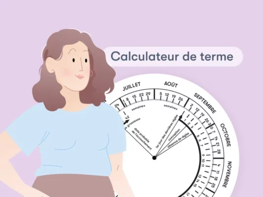 calculateur grossesse et terme chez allobebe