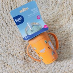 Tasse anti-fuite à paille avec poignée 200 ml