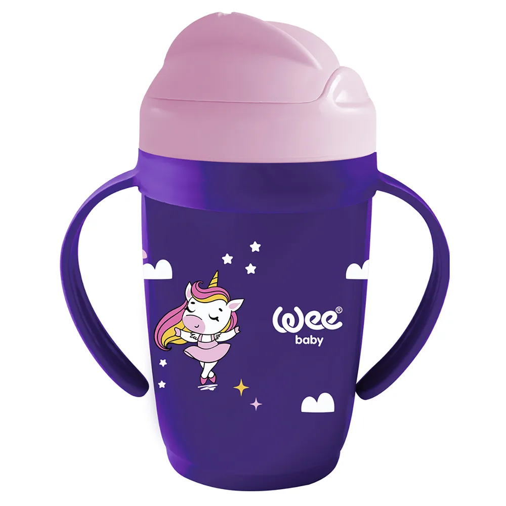 Tasse anti-fuite à paille avec poignée 200 ml
