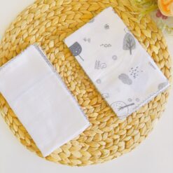 Mousseline tout besoin 2 pièces pur coton