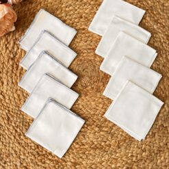 Lot de 10 Serviettes en Coton pour Bébé - Bebekevi