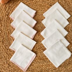 Lot de 10 Serviettes en Coton pour Bébé - Bebekevi