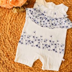 Robe bébé fille en coton naturel
