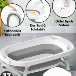 Baignoire bébé pliante beehome