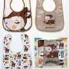 Lot de 3 bavoir bébé motif ludique - Baby Bibs