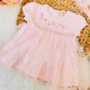 Robe d'été Dentelle en tulle Florale Bébé Fille
