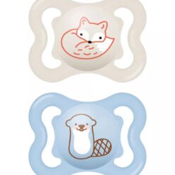 lot de 2 Sucettes mini Air 0-6 mois - mam - Bleu