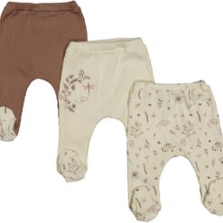 Lot de 3 Pantalons bébé garçon 0-3mois coton