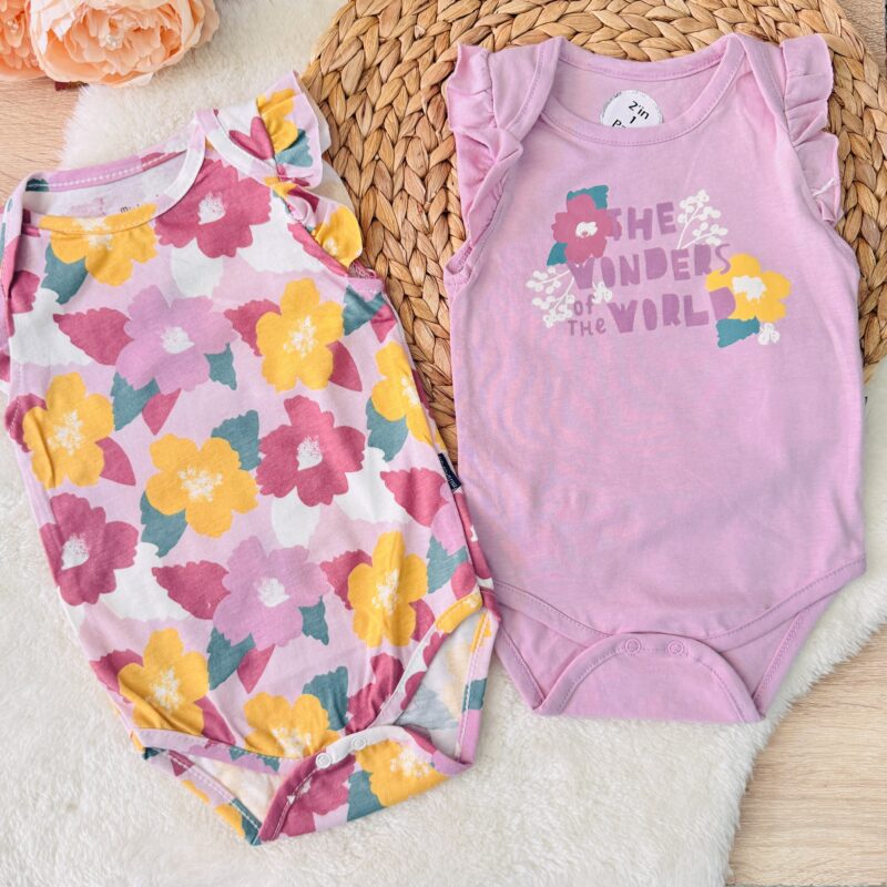Bodies Bébé Bestele 100% Coton - Manches Courtes - Mixte 0-24 Mois - Lot De 3 Ou 5 Pièces