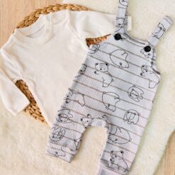 combinaison salopette bébé avec pull