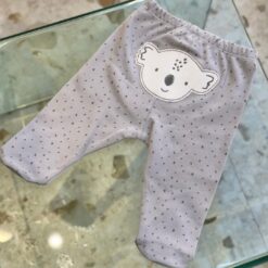 Pantalon bébé panda : Adorable et confortable en coton organique