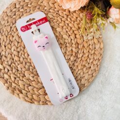 Attache-sucette et doudou 2-en-1 - Bebekevi - chat rose