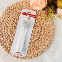 Attache-sucette et doudou 2-en-1 - Bebekevi - renard gris