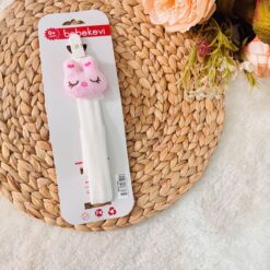 Attache-sucette et doudou 2-en-1 - Bebekevi - lapin