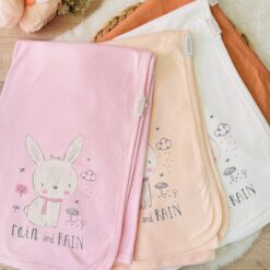 Couverture bébé en coton doux et pur : motifs adorables
