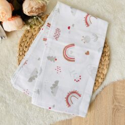 Couverture pour bebe en Flanelle coton - motif garçon