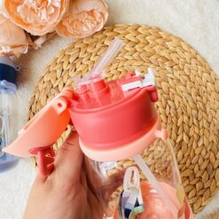 Gourde ludique à paille pour bébé