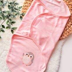 Emmaillotage deluxe bébé coton naturel - Bebekevi - pinguoin