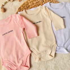 Body bébé manches longues 100% coton  : Pierre Cardin